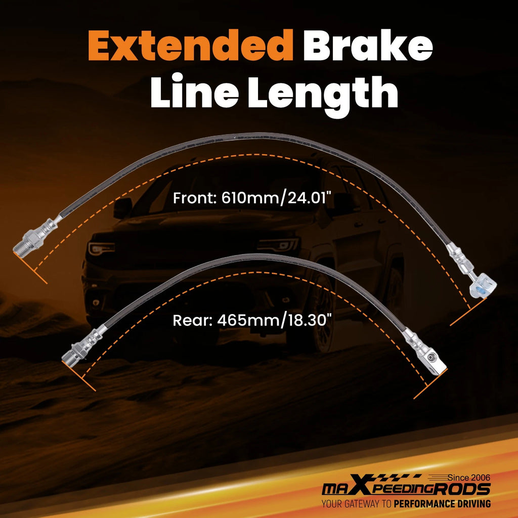 Extended Brake Lines for Chevrolet C10 K10 (1971–1987)