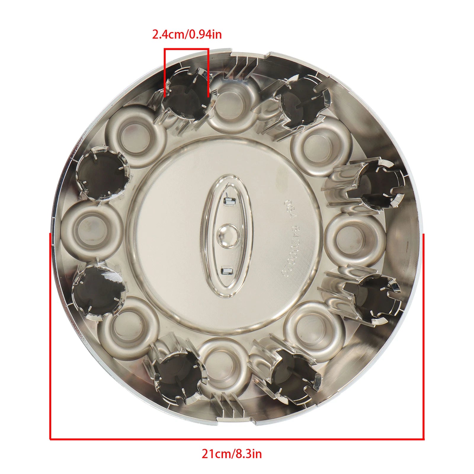 Chrome Center Wheel Cap for Ford F250 F350 Super Duty (2005–2016)