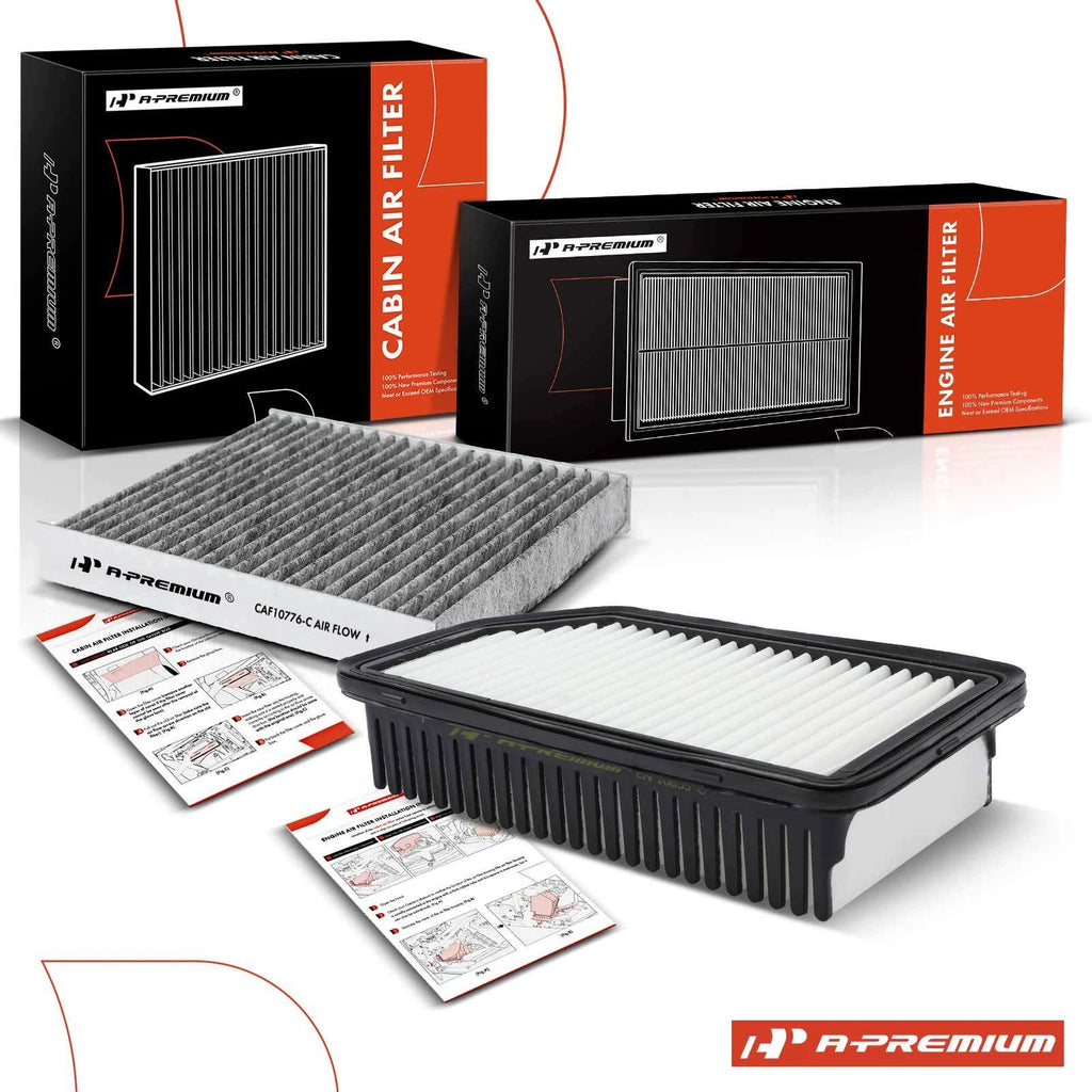 Engine & Activated Carbon Cabin Air Filter for Kia Soul (2010–2011)