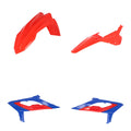 Acerbis Plastic Body Kit for Beta 125-480 RR Offroad (2023) - Red/Blue