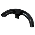 30" Gloss Black Wrap Around Front Fender for Harley Bagger Touring