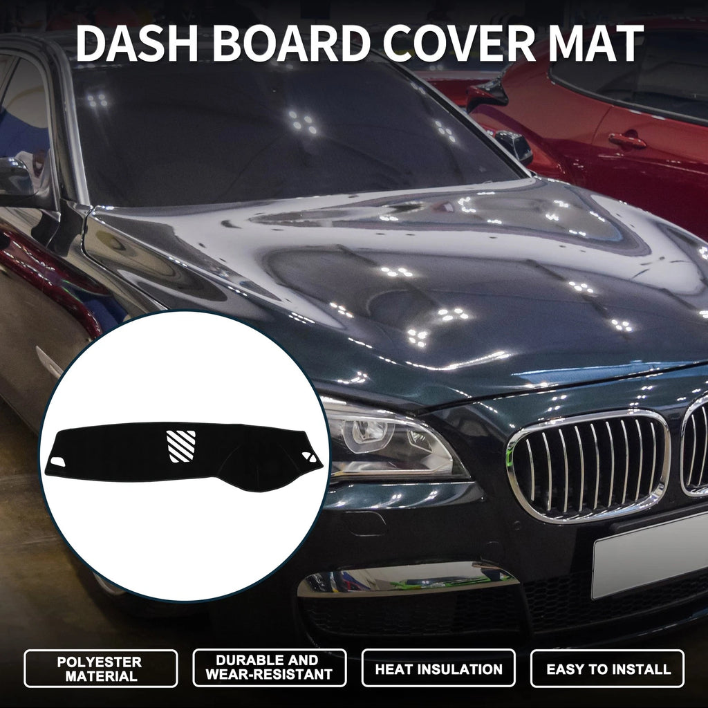 Dashboard Cover Mat for BMW 5 Series F10 F11 (2010–2017) Sun Protector Black