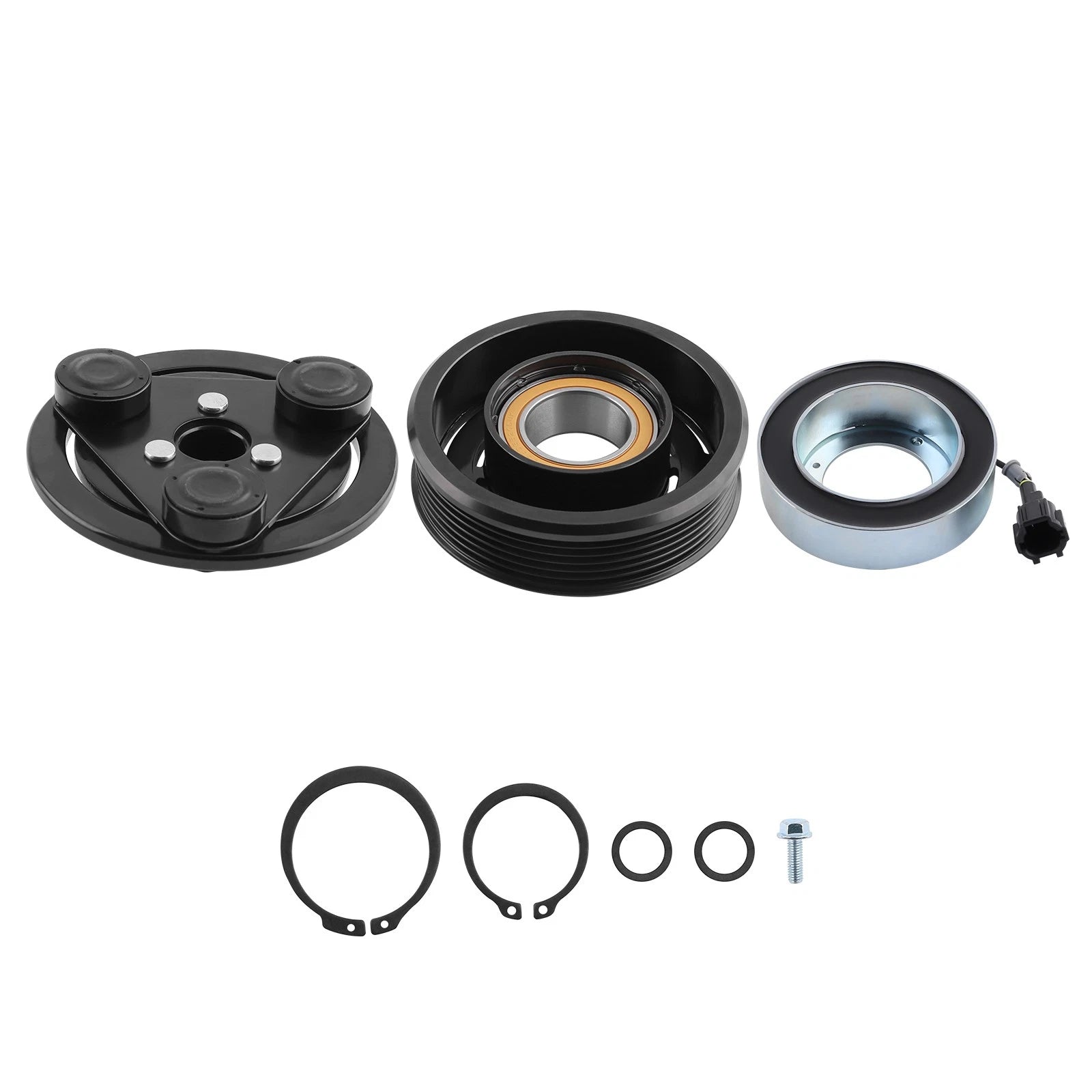 AC Compressor Clutch Kit for Nissan Cube Versa (2007–2012) 57890, 58890
