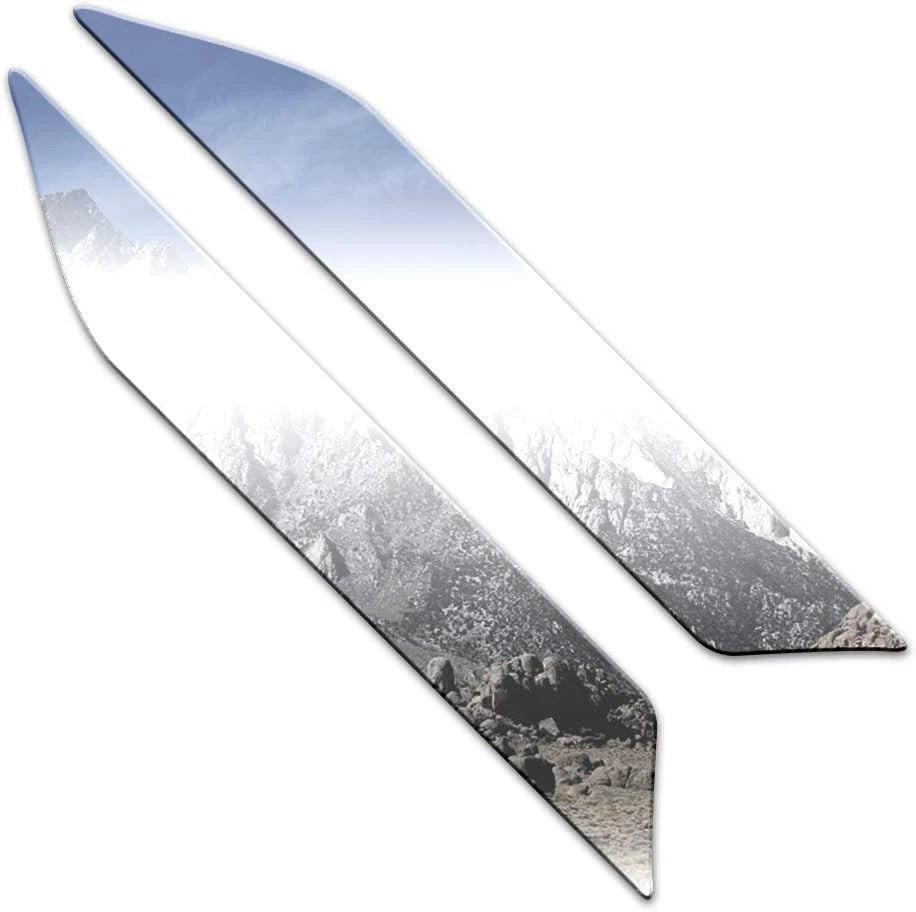 2pc Stainless Steel Rear Accent Trim Kit for Acura MDX (2007–2013)