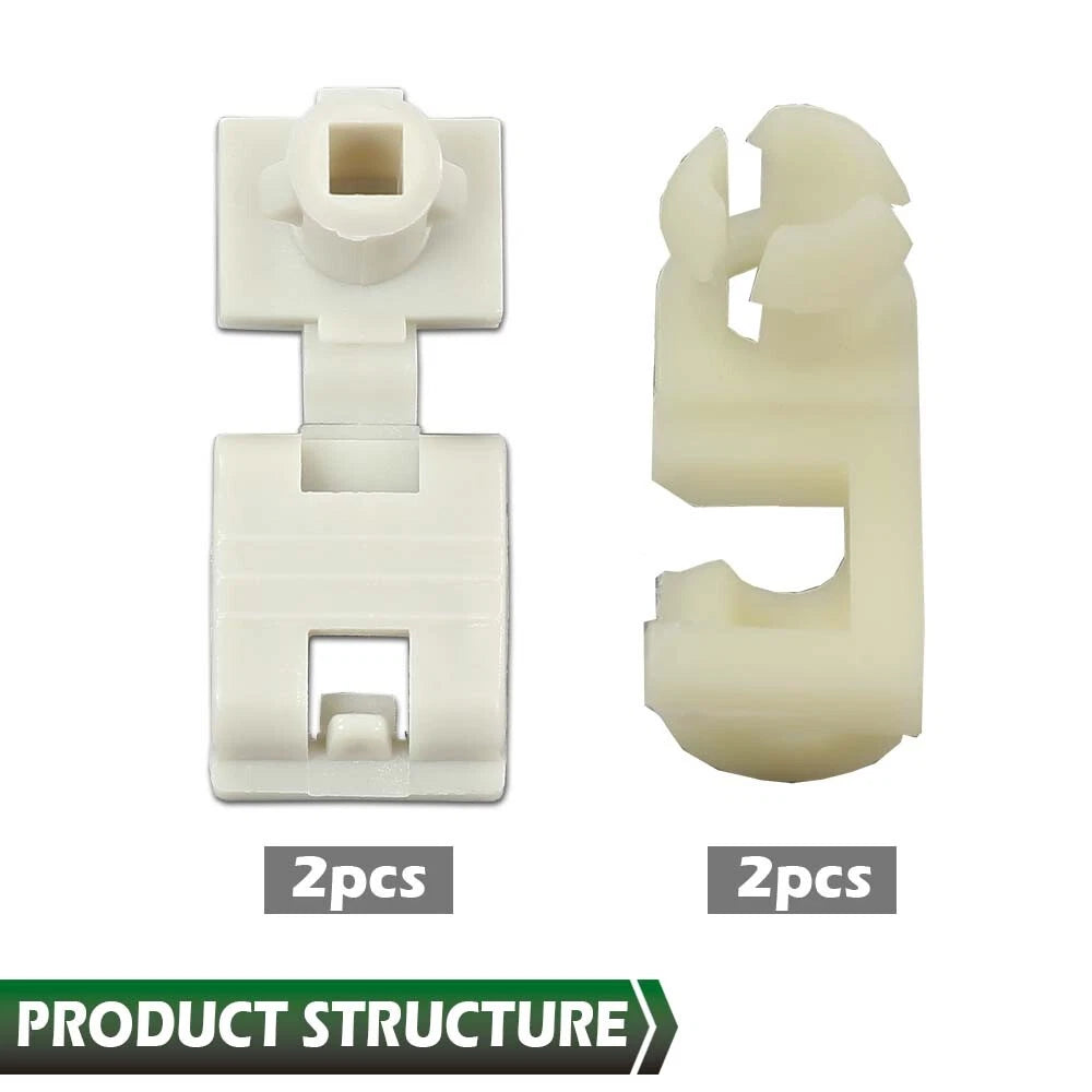 Set of 2 Tailgate Handle Rod Latch Retainer Clips for Dodge Ram 1500 2500 3500