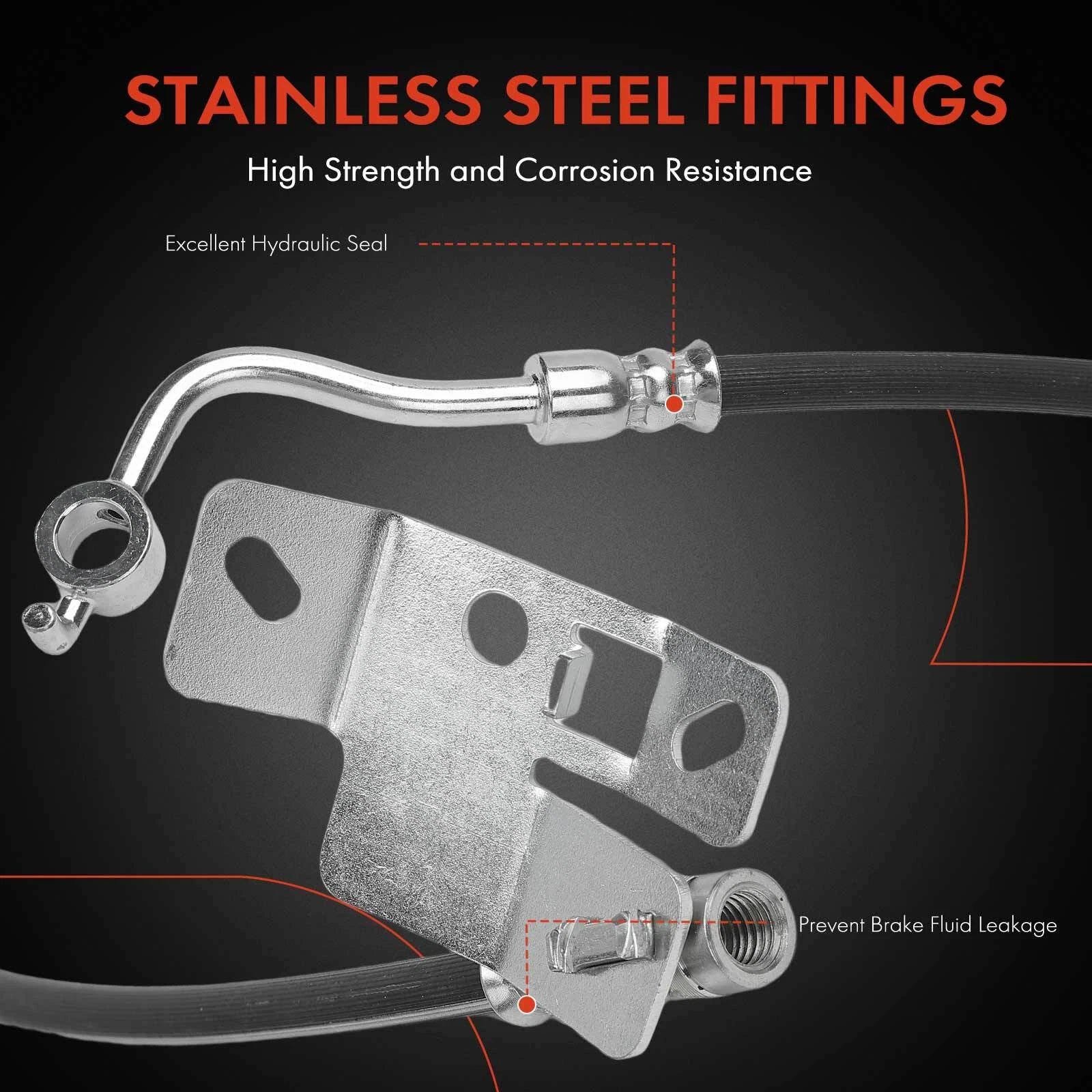 Rear Driver Brake Hydraulic Hose for Ford Ranger (2019–2023)