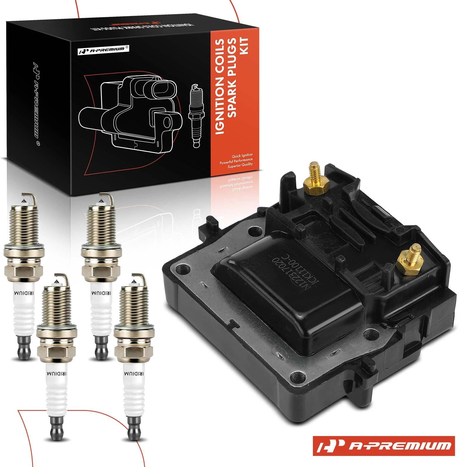 Ignition Coil & Iridium/Platinum Spark Plug for Toyota Tacoma (2005-2023)