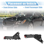 1 Pair Front Bumper Bracket for Buick Regal (No. 13238441/13238442)