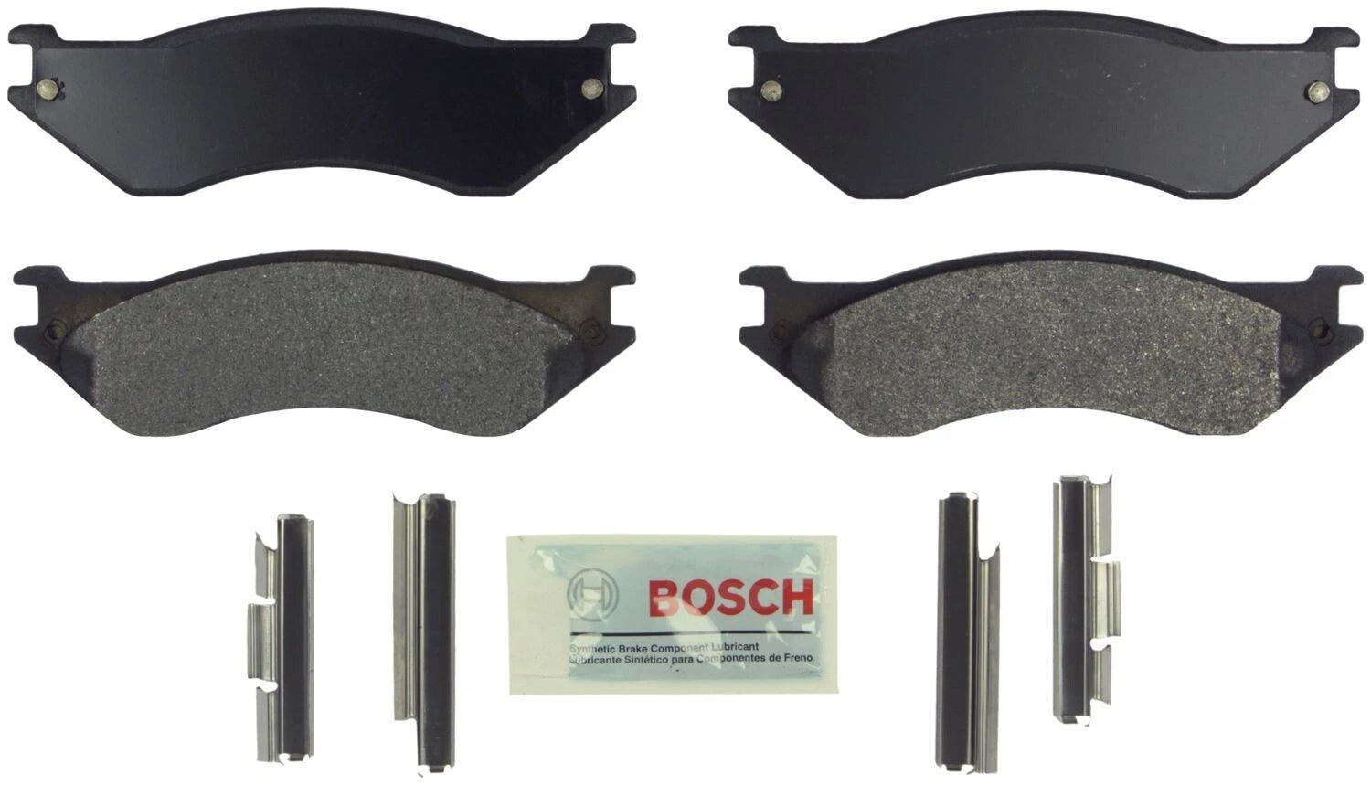 Front Disc Brake Pads with Hardware for Dodge B1500 Ram 1500 (1994–2001)