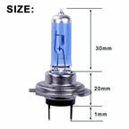 2 x H7 LED Light High Low Beam White 100W 8500K