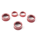 Control Switch Knob Ring Cover Trim for Honda Accord 2018-2022 Red
