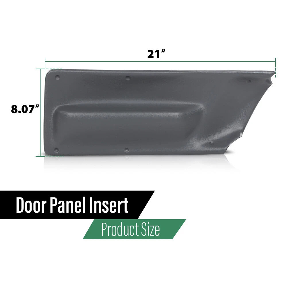 Set of 2 Door Panel Inserts for Volkswagen New Beetle Convertible (2003–2010)