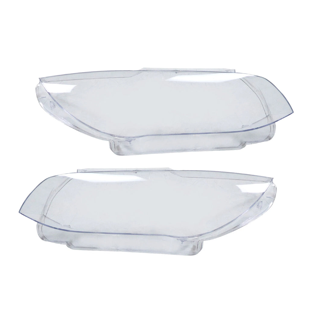 Pair of Clear Headlight Lens Covers for BMW E92 E93 (2010–2013)