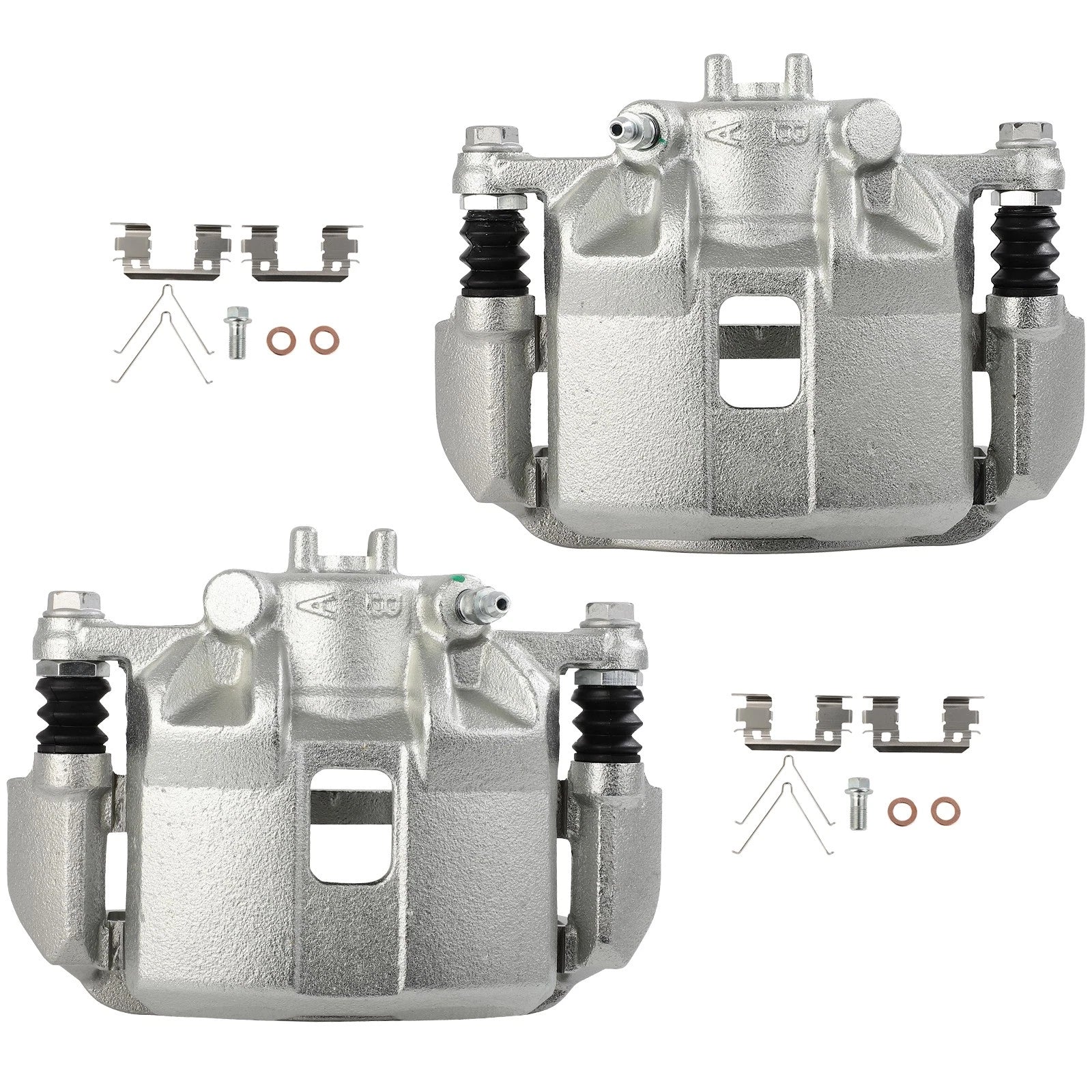 Set of 2 Front Brake Calipers for Honda Fit (2009–2019)