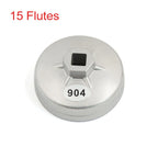 1/2" Square 15 Flutes 79mm Cap Oil Filter Wrench for Hyundai 