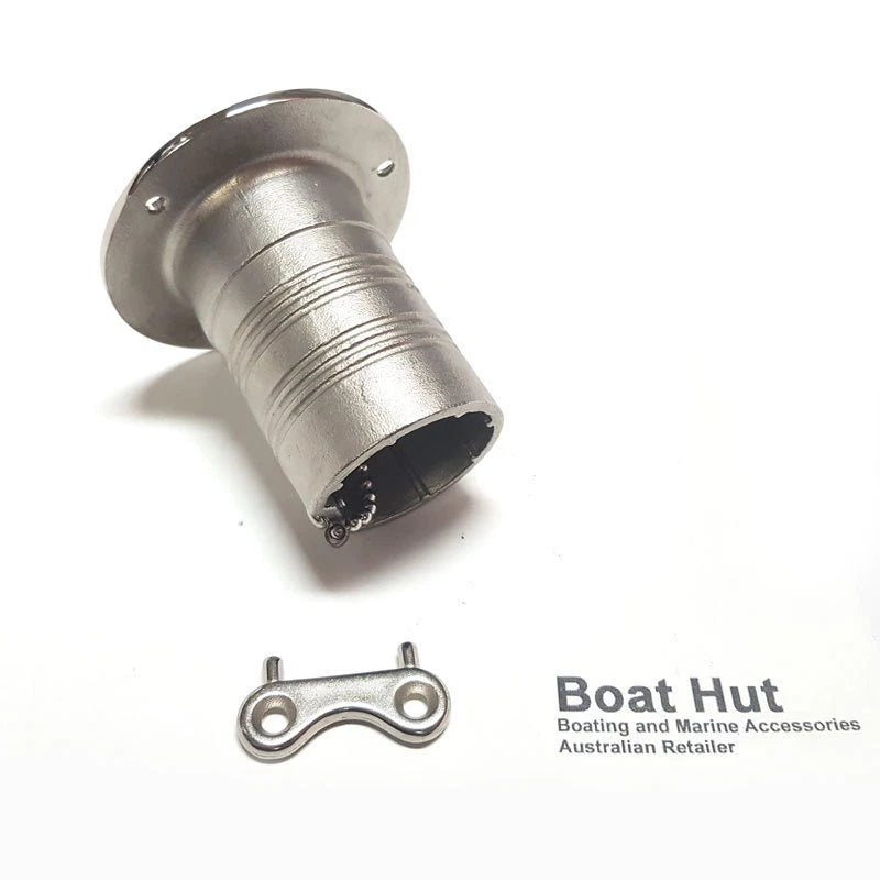 2" Water Deck Filler & Key for Boat (316 Stainless Steel)