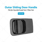Sliding Door Handle LH Outer for Hyundai ILoad IMax (2008–2019) Black
