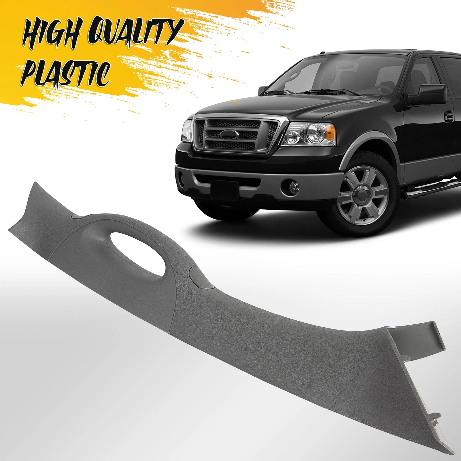 A Pillar Trim Handle for Ford F150 (2004–2008) RH Passenger Side Grey