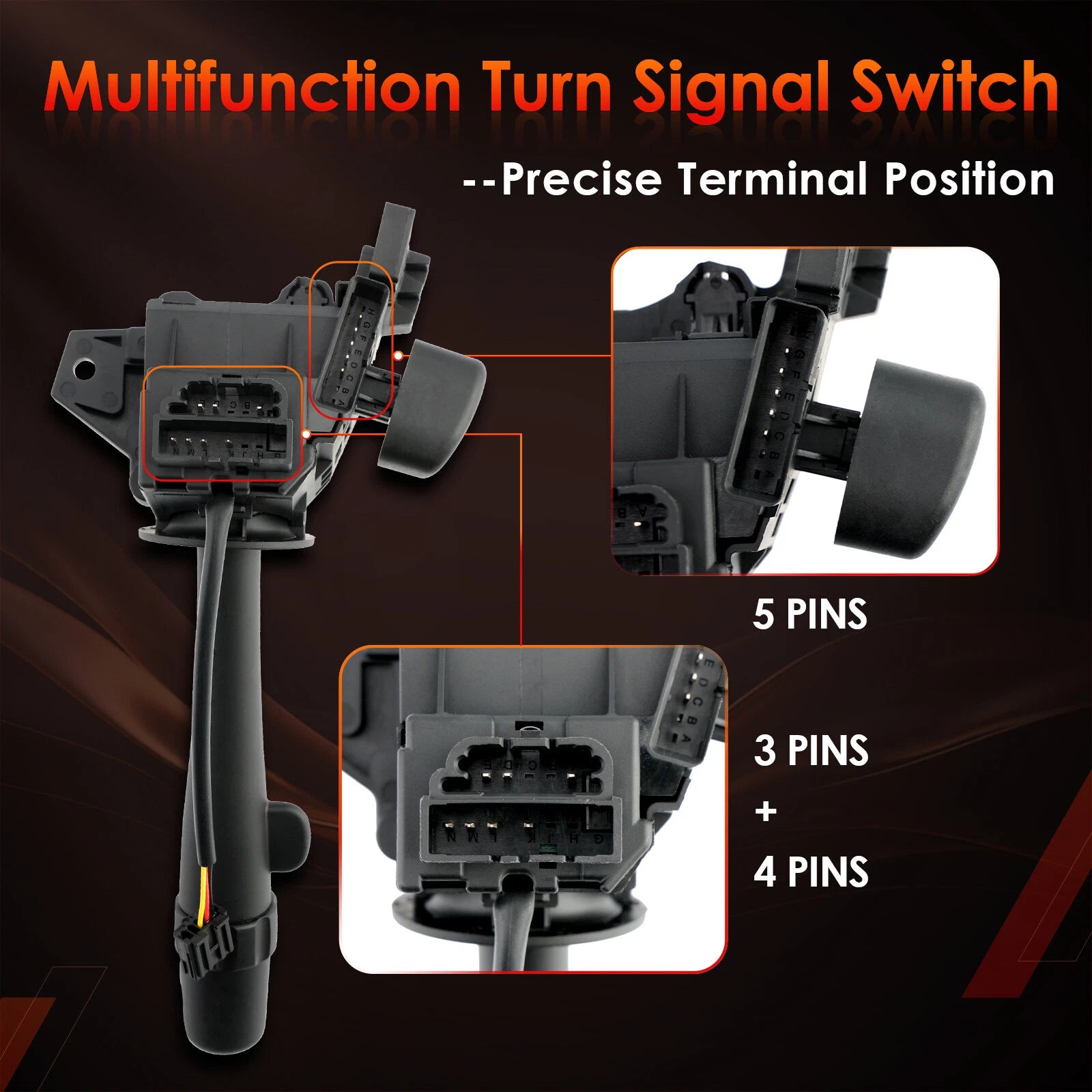 Turn Signal Windshield Wiper Switch for Chevy Tahoe Suburban GMC Yukon (2007-2014)