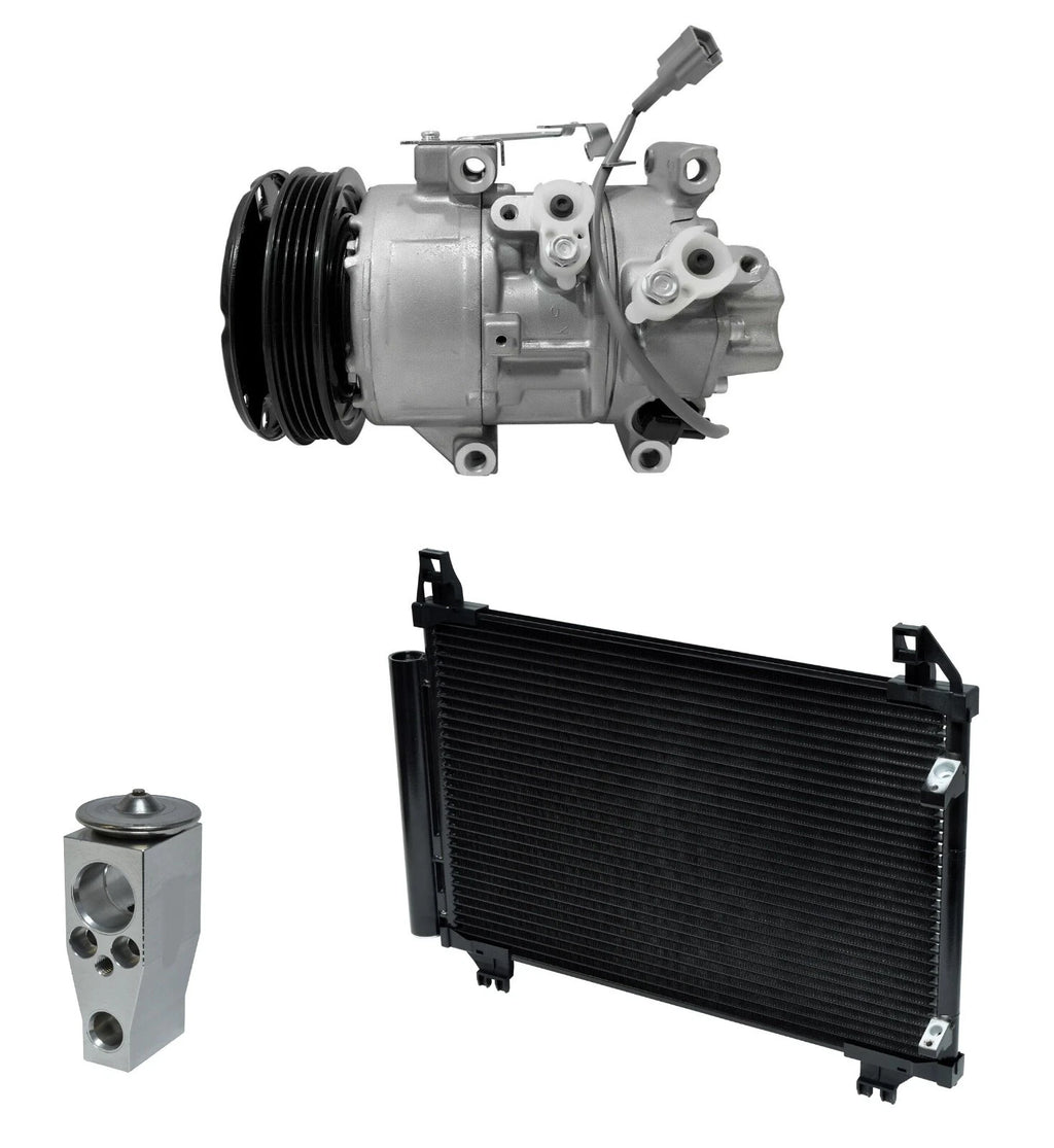 AC Compressor Kit With Condenser for Toyota Yaris 1.5L (2012–2013)