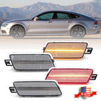 Set of 4 Clear LED Side Marker Lights for Audi A7 S7 RS7 (2012–2018)