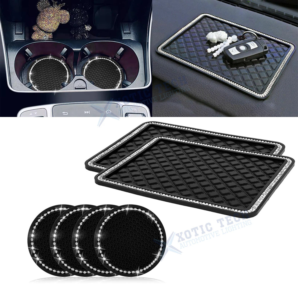 Anti-Slip Car Cup Holder Coaster Set for Universal Fit (2010–2024)