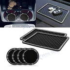 Anti-Slip Car Cup Holder Coaster Set for Universal Fit (2010–2024)