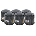 Set of 6 WIX Engine Oil Filters for Chevy Dodge Honda Infiniti Kia Mazda Nissan