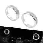 Silver AC Air Switch Ring Cover Trim for Lexus NX250 350h 450h (2022–2024)