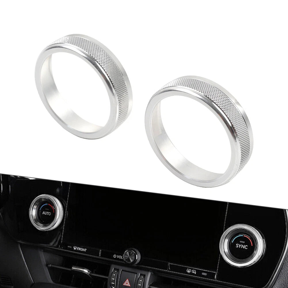 Silver AC Air Switch Ring Cover Trim for Lexus NX250 350h 450h (2022–2024)