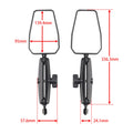 Enduro Supermoto Mirror Kit 8mm 10mm for Adventure Motorcycle (Universal)