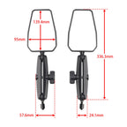 Enduro Supermoto Mirror Kit 8mm 10mm for Adventure Motorcycle (Universal)