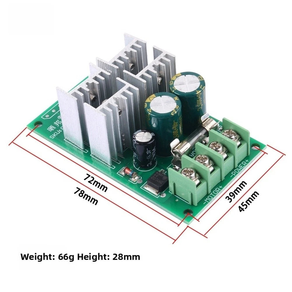 PWM Speed Controller for DC Motors 6-60V (30A Max)