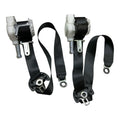 Set of 2 Front LH & RH Seat Belts for Toyota Corolla (2019–2026) - Black