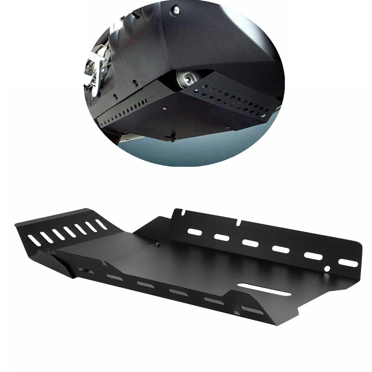 Black Engine Plate Covers Belly Pan for Honda Goldwing GL1800 (2001–2015)