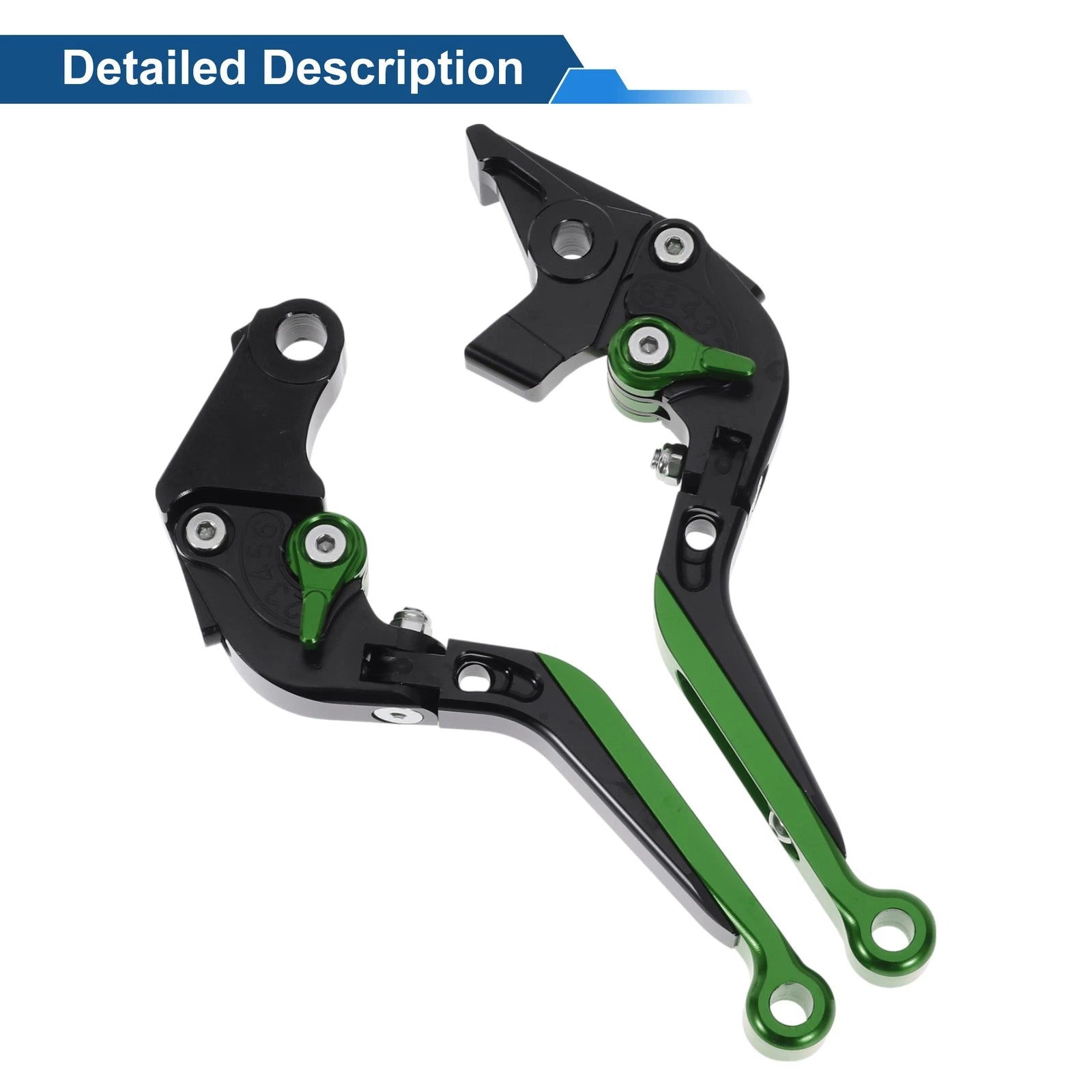 Adjustable Brake Clutch Levers for Honda X11 (1999–2002) Black Green