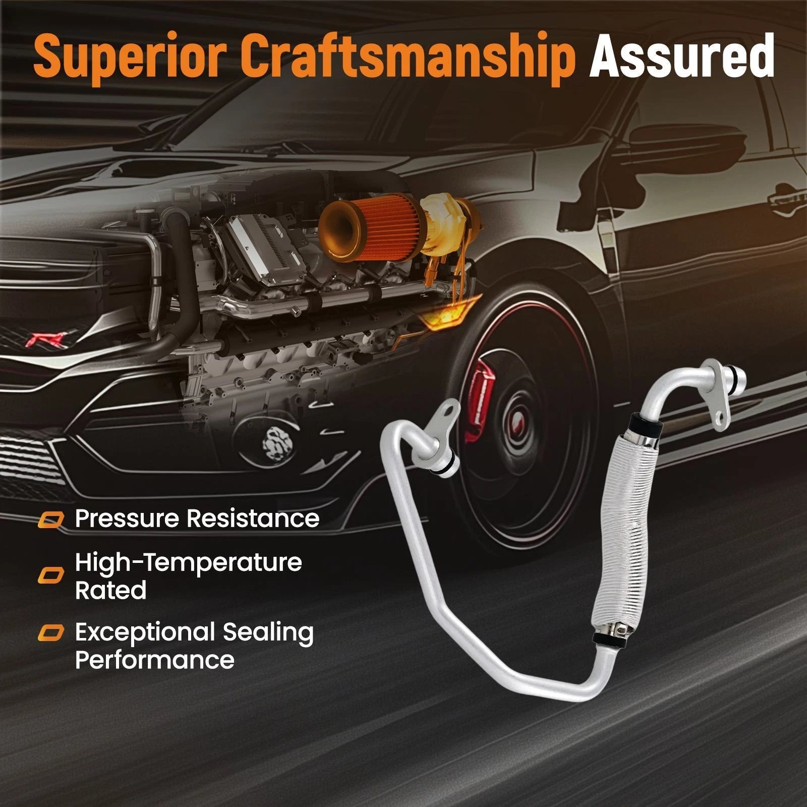 Turbocharger Coolant Hose Line for BMW F30 F32 F33 F80 F82 (2012–2020)