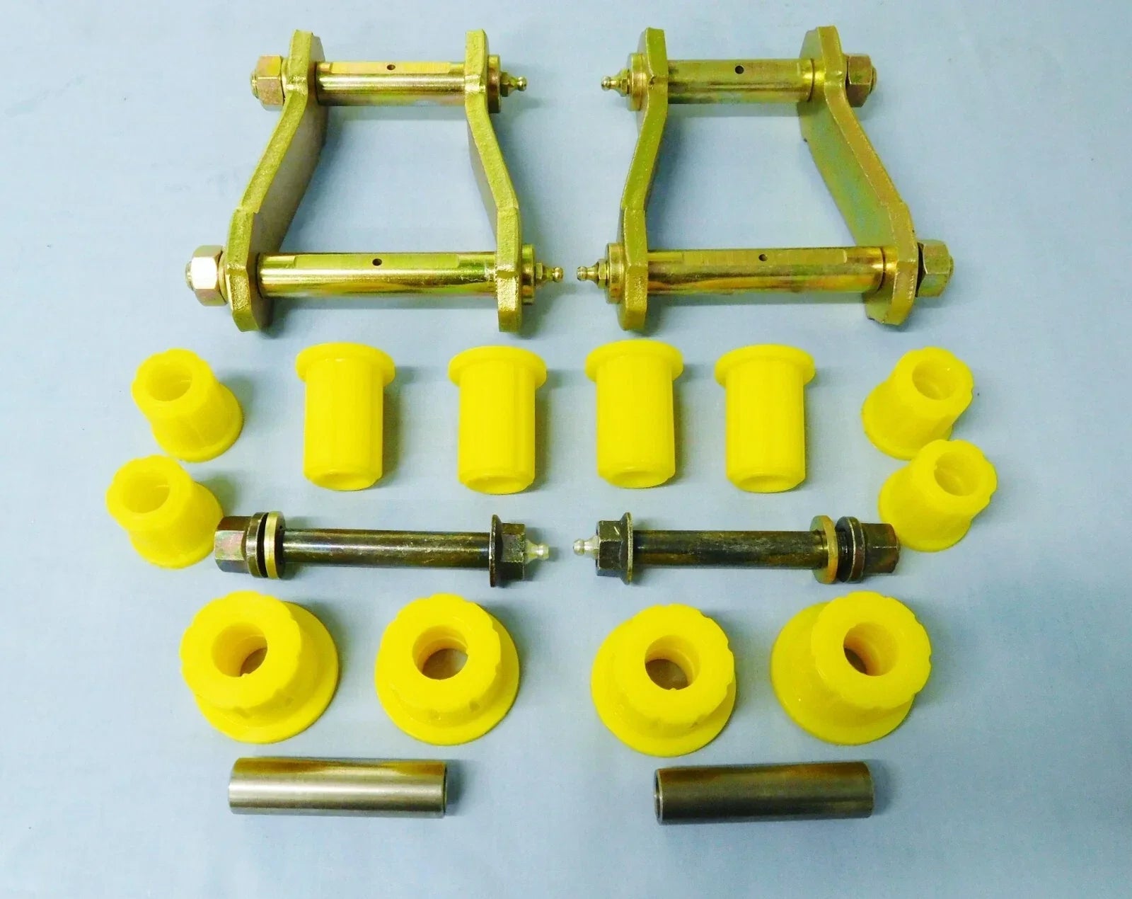 2 x Rear Greasable Shackles & Pins for Isuzu D-Max (2012-2020)