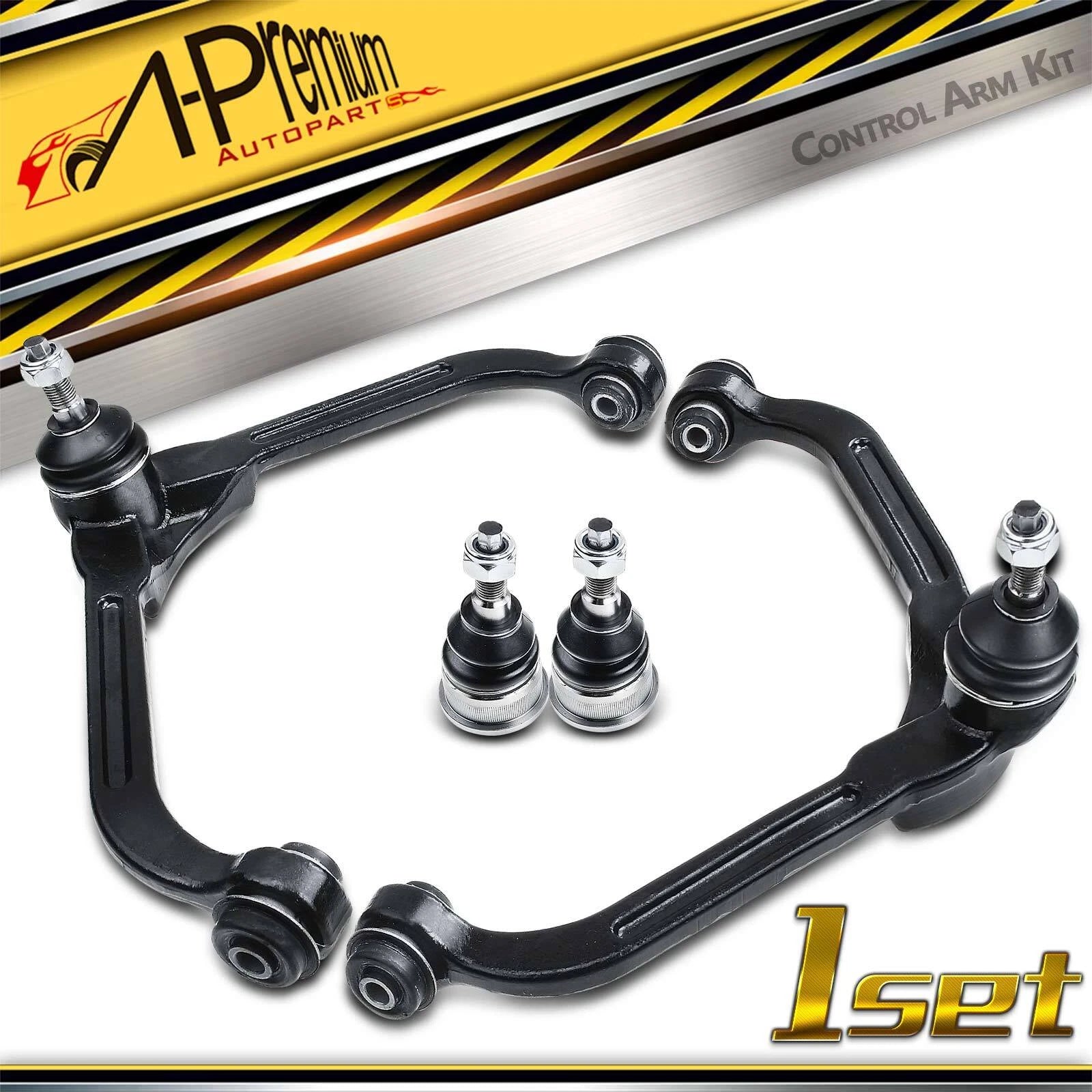 Set of 4 Front Upper Control Arm Ball Joints for Jeep Liberty (2002–2004)