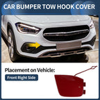 Front Right Bumper Tow Hook Cover for Mercedes-Benz GLA Class (2015–2023) No.A2478859403 Red