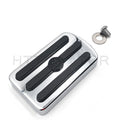 Chrome Gear Skull Brake Pedal Pad for Harley Road King (2014–2023)