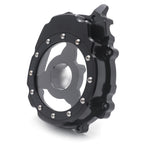 Black Clear Left Engine Stator Cover Crankcase Protector for Yamaha YZF-R1 (2015–2024)