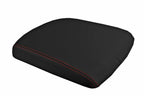 Leather Console Lid Armrest Cover for Dodge Ram (2009–2016) Red Stitch