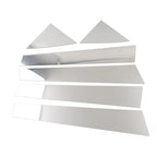 6 x Silver Pillar Post Window Cover Trim for Kia Forte K3 (2009-2012)