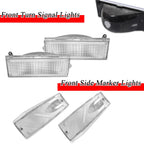 Clear Corner Signal Lights & Side Markers for Jeep Cherokee Wagoneer