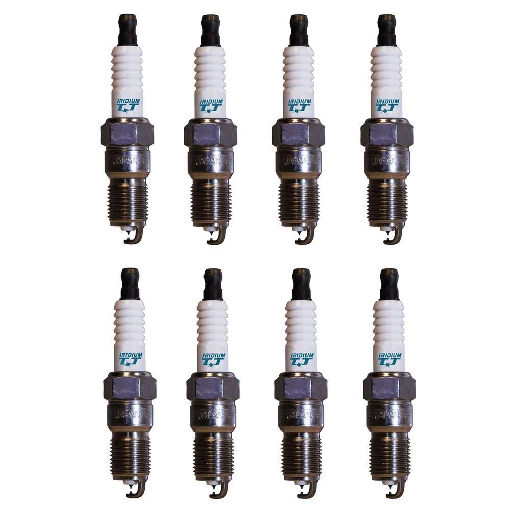 Set of 8 Denso Iridium TT Spark Plugs (Gap 0.040) for Audi Cadillac Chevrolet
