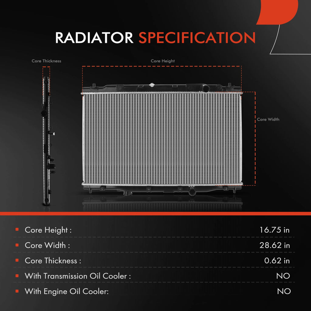 Radiator and Cooling Fan Assembly with Shroud for Honda CR-V (2012–2014)