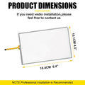 Touch Screen Glass Digitizer for Toyota Tundra (2014–2019) 7" H