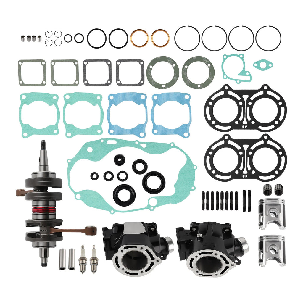 Crankshaft Cylinder Engine Rebuild Kit Top End Kit for Yamaha Banshee 350 87-06