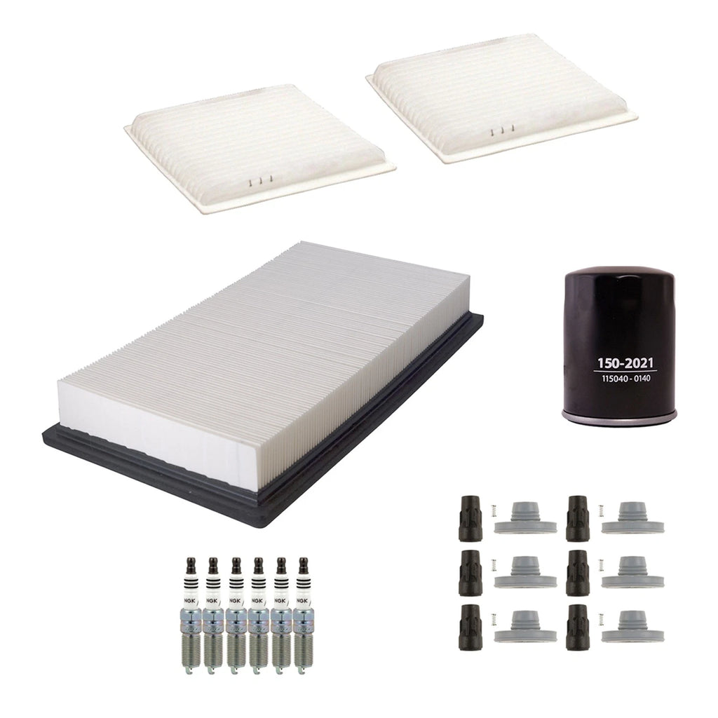 Tune Up Kit with NGK 6 Spark Plugs & Boots for Edge MKZ (2007–2019)